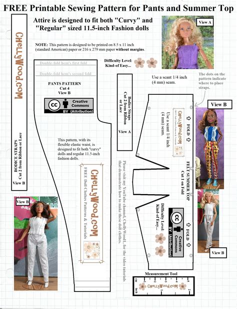 free barbie patterns to sew|barbie pants pattern free printable.